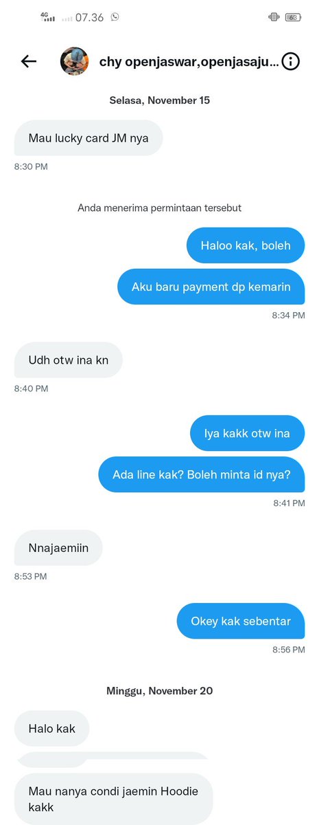 ‼️‼️TUKANG HNR PC JAEMIN‼️‼️

<a href="/BantuanGengg/">hiraa!</a> <a href="/gausahkepodex/">chy openjaswar,openjasajualpc</a> <a href="/minjaeloving/">cewenyajae</a> <a href="/nononana_a/">nominist</a> 

Pertama kali dia hnr di aku November tahun lalu, aku mau opslot jm anniversary lucky card dan dia dm mau take, seperti opslot pada umumnya aku tanyain id line dia dan aku invite ke grup