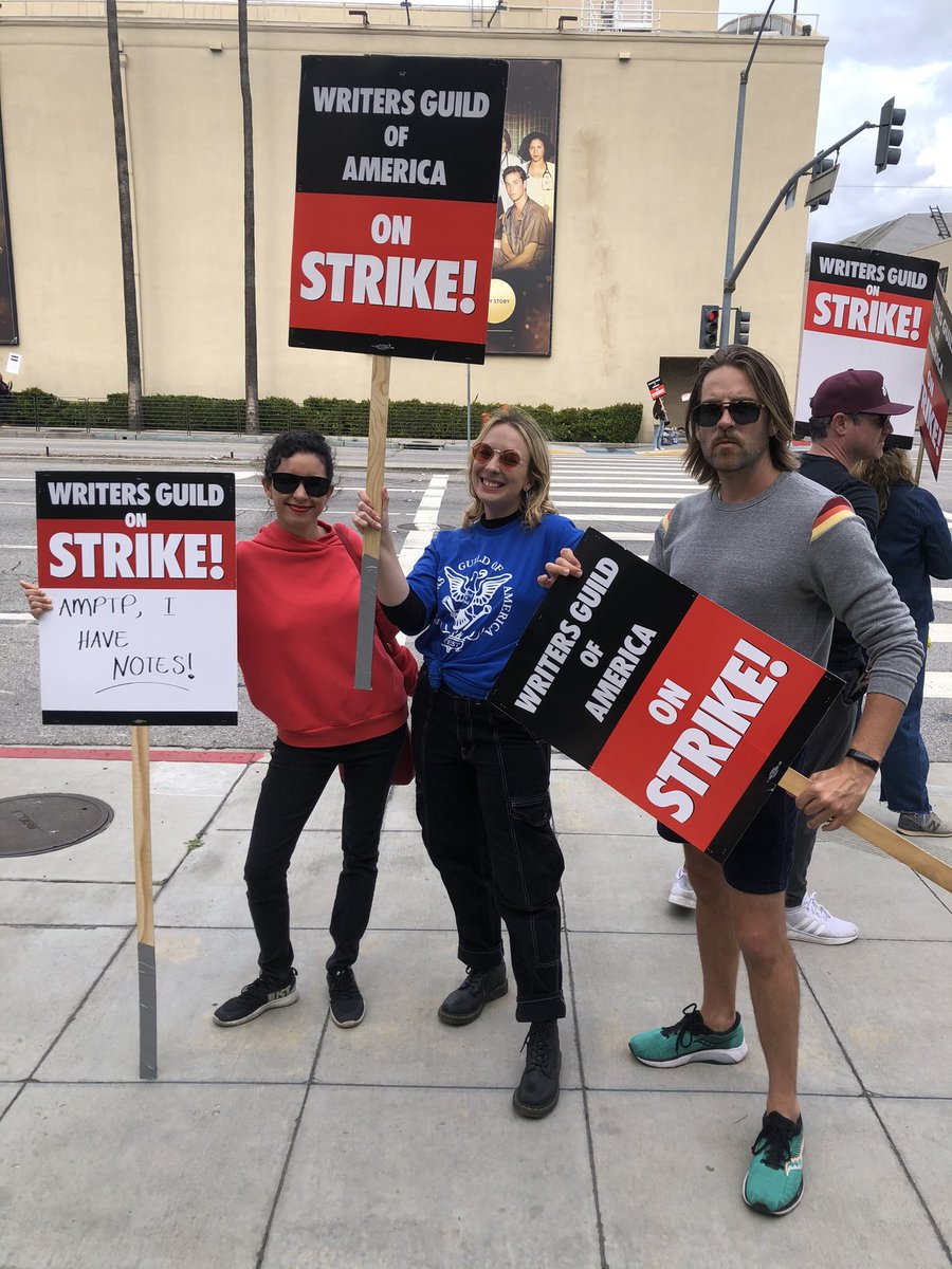 Lucy Luna (@lucyluna) on Twitter photo What we’re asking for is plain and simple. We just want to get paid fairly for the work we do. What we’re asking for is RIGHT. #WGAStrong #WGAStrike <a href="/WGAWest/">Writers Guild of America West</a> What we’re asking for is plain and simple. We just want to get paid fairly for the work we do. What we’re asking for is RIGHT. #WGAStrong #WGAStrike <a href="/WGAWest/">Writers Guild of America West</a>