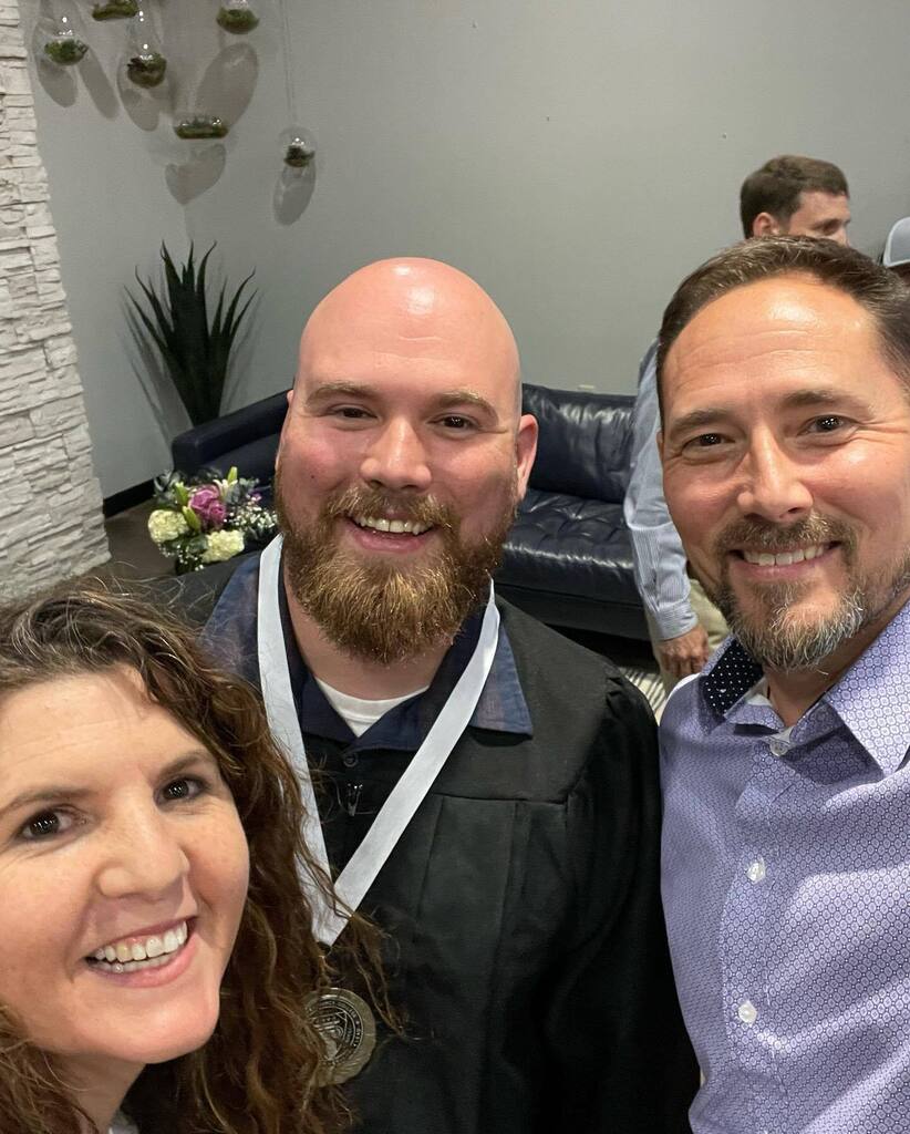 jamesdearmond's tweet photo. @pdearmond you did it! We are proud of you son! Philip earned his BA in Business Admin with an Associates degree in Ministerial Leadership. @nlccollege @newlifechurchtv https://t.co/yE8tmd5E2M https://t.co/5TGspzJVvw