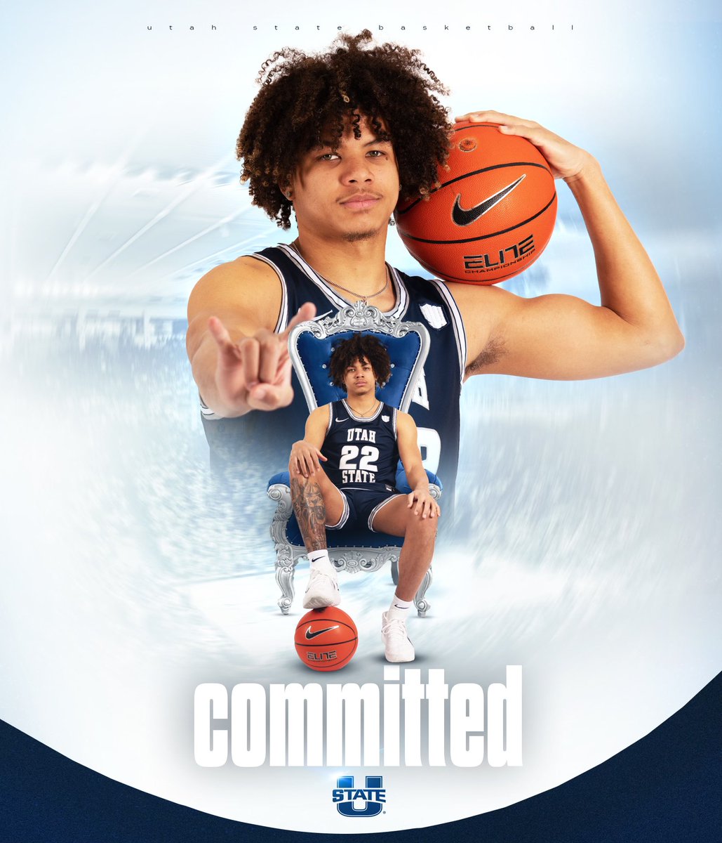I would say this is luck, but I prayed for this.💫 #Committed #GoAggies🤘🏽 <a href="/USUBasketball/">USU Men's Hoops</a>