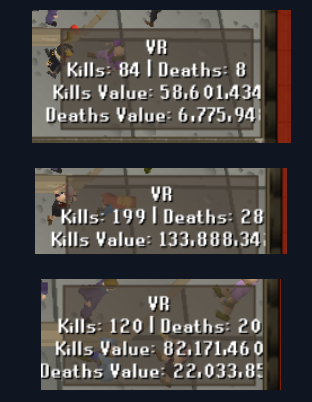OSRS_VR's tweet photo. Another successful loot trip for VR! Today we destroyed and chased Tempest, BC, PH, AC, DK out of the wilderness!

Special thanks to BC for donating a +1 and Tempest for dying to us without killing a single VR member.

#VR #OSRS #RUNESCAPE #WBR https://t.co/as6oeByLLJ
