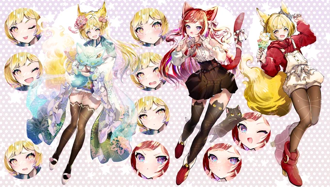 お姿担当させていただいたライバーさん達のまとめ!⑦～⑩