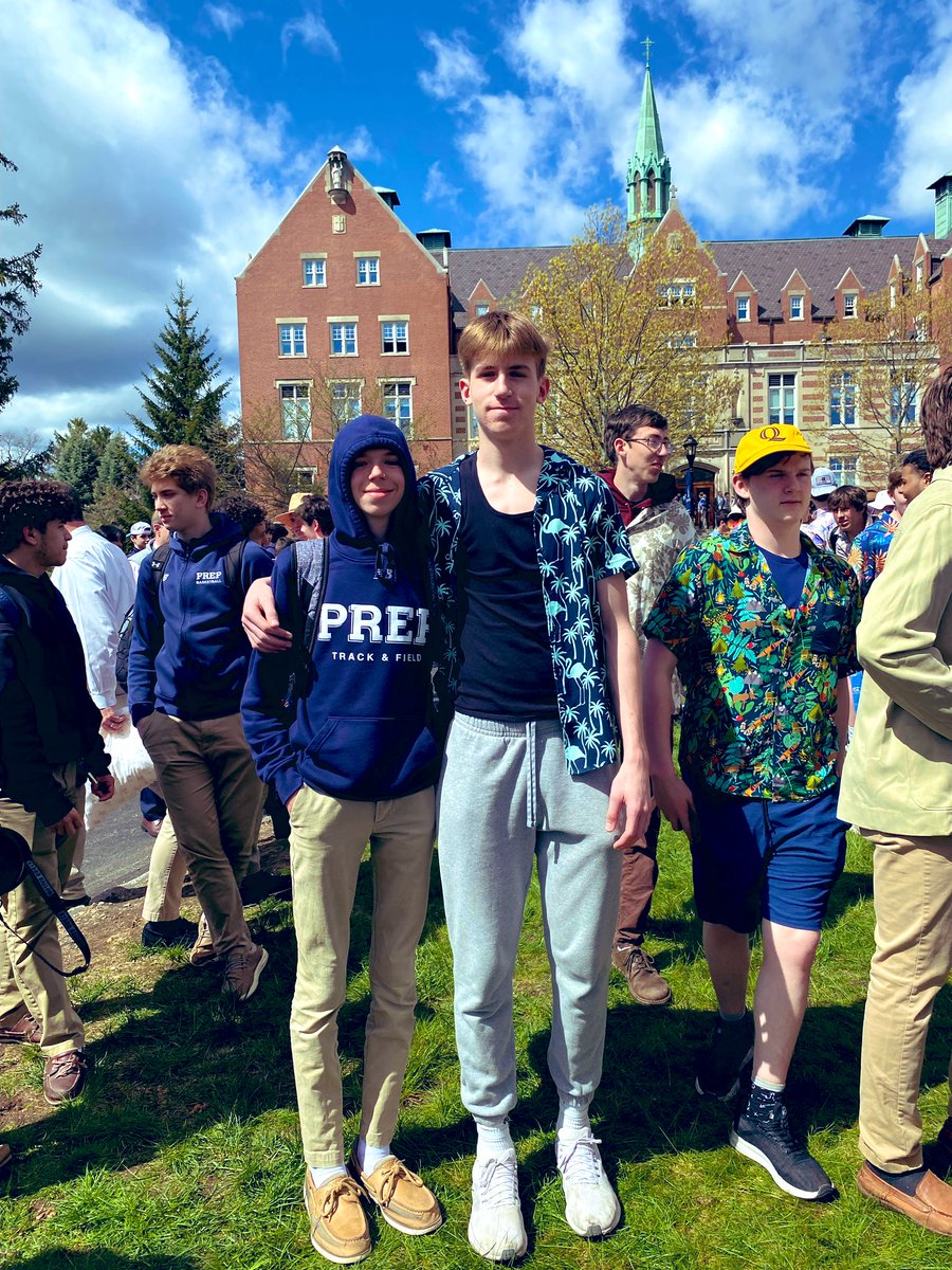 Last day of school for <a href="/buys_liam/">Liam Buys</a>. <a href="/buys_ethan10/">Ethan Buys</a> will be repping <a href="/stjohnsprep/">St. John's Prep</a> for a couple more years 😎👨‍🎓