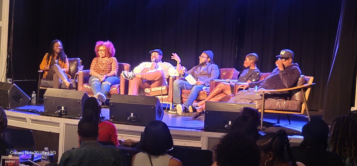 Capping off an amazing day with <a href="/blackingastro/">ABGH</a> Inaugural Summit with "Bustin A Gut" at the <a href="/PromontoryChi/">The Promontory</a>. Panel discussion on gut health, equity and your poop. With comedians Leon Rogers, Duane Powell &amp; Kellye Howard. So proud of all involved. #MelaninDrs #ABGHSummit23