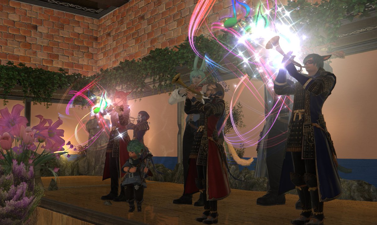 Our Free Company is throwing a Spring Fair right now and the bands are 🔥

Coeurl, Shirogane ward 26, plot 49