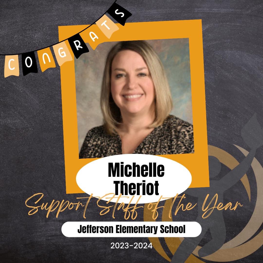 Congratulations to Ms. Christina Labbe, JES Teacher of the Year, and Ms. Michelle Theriot, JES Support Staff of the Year! Such a well-deserved honor. We are so proud to work alongside them at JES! #YSD1forImpact #ConnectedasOne