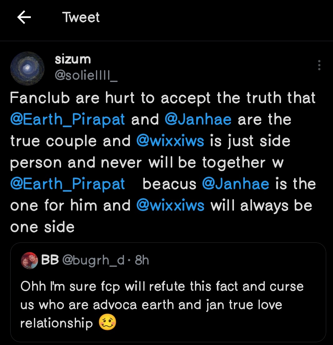 ToMixxiw's tweet photo. Report &amp; Blocked ⚠️
I'm so sick with all these people who keep mention Mix and keep saying bad things about him 😮‍💨
Parasite,one side love,etc
Just leave my son alone
Mind your own ship
Don't you dare to drag him to your drama.
He don't need your pity, he's good on his own ! https://t.co/q6xtzCDLbM