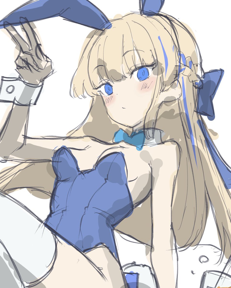 「バニートキちゃんwip」|umiHAL☄️お仕事募集中のイラスト