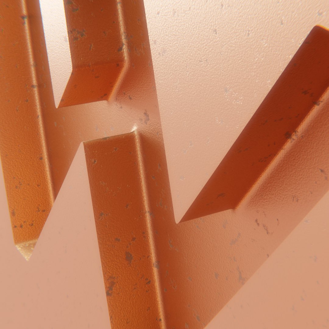 peterlundblad's tweet photo. A fancy W cast in metal #36DaysOfType #b3d https://t.co/s7TctWWtWh