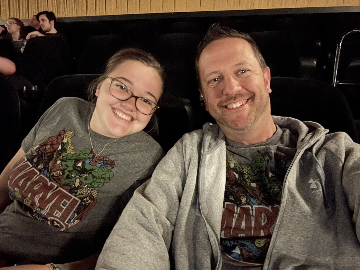 jschackow's tweet image. It’s time. #GuardianesDeLaGalaxia3 with @lillyjaye1 #MarvelNerd