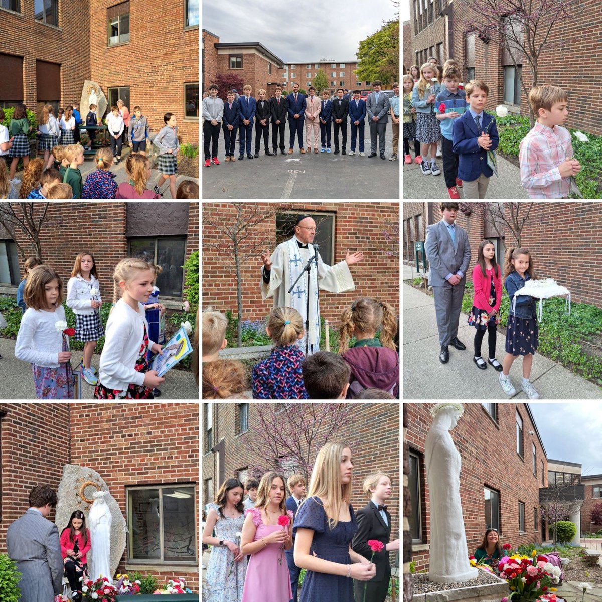 @SaintThomasGR Hail Mary, full of Grace…photos from May Crowning. @dogrschools @GRDiocese @GR_CCHS @GRWestCatholic @DrTyrrell #WeAreSaintThomas #YouBelong