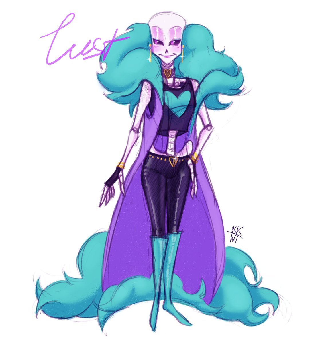 Sketch of Lust cuz he`s my bbg

#lustsans #sketch