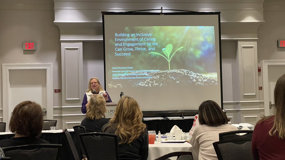 horizonsoflife's tweet photo. Thanks @SusanHingle for sharing your thoughts and insights on #leadership and #wellness at the @siusom Department of #familymedicine retreat! #FMRevolution #healthisprimary https://t.co/6YGrry0YOF
