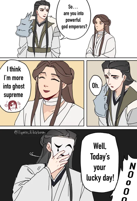 TGCF SPOILER))

Junwu has come prepared with all tastes for Xianle 
#junwu #xielian #tgcf #baiwuxiang 