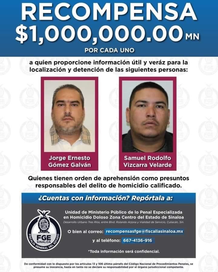 ALTO_IMPULSO_mx's tweet photo. Fiscalía ofrece 2 millones de pesos por información que lleve a la captura de los dos presuntos responsables del asesinato del periodista Luis Enrique Ramírez a un año Sin #JUSTICIA https://t.co/V5DZrbCxmC