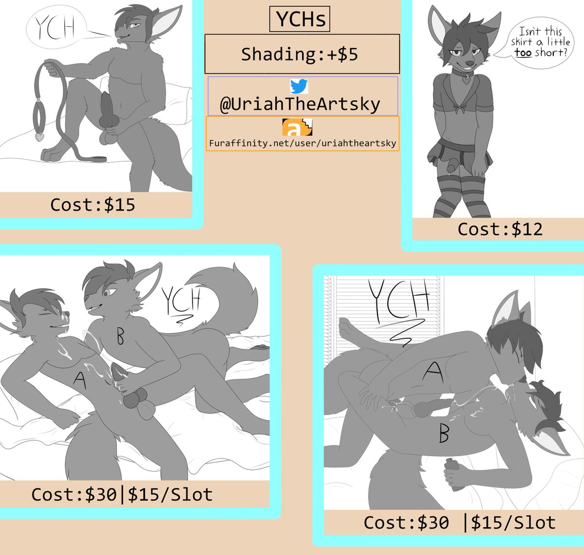 Updated YCH price list~