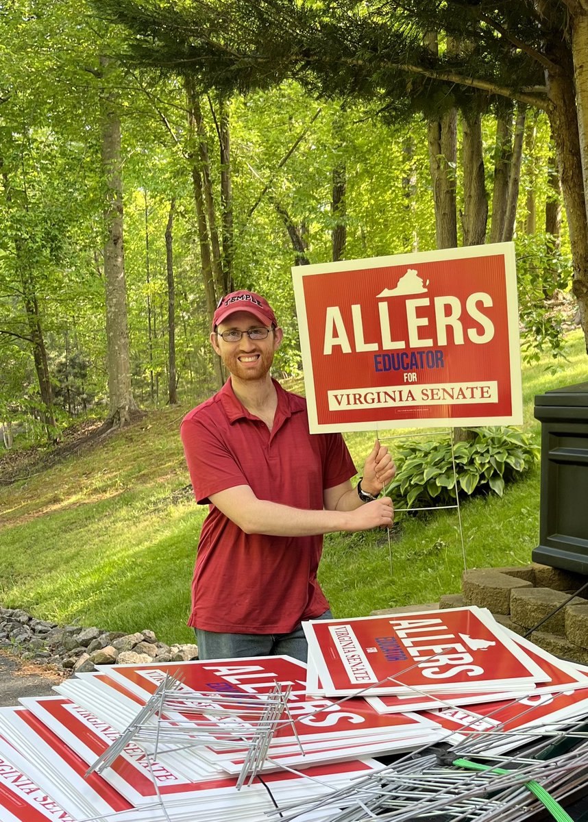 MikeAllersSr's tweet photo. We are ready for tomorrow’s Fire House Primary! I can’t wait to see you! To be your State Senator in the 28th District will be a sincere HONOR & PRIVILEGE. I will be your voice in Richmond. I Will Work For You. #VA28 #MEGA #LETSFIXVA #GRASSROOTSWIN https://t.co/OYwPsJmMZv