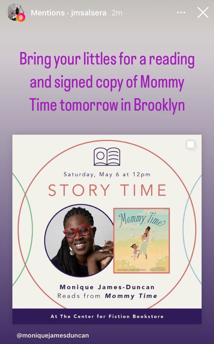 See you tomorrow <a href="/Center4Fiction/">The Center for Fiction</a> tomorrow at 12pm. 😊 💕