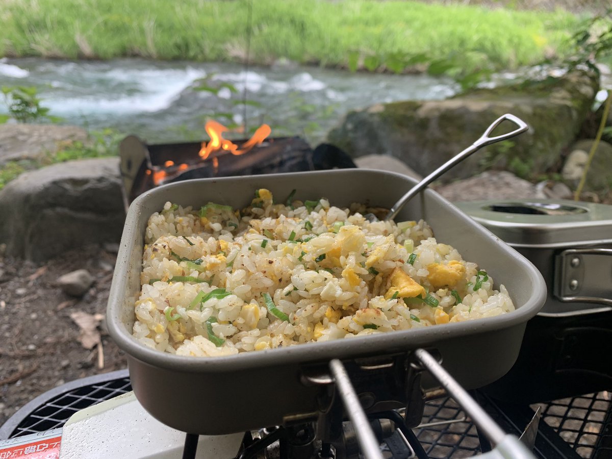 96umiyama's tweet photo. 野良チャーハンできました🤤 https://t.co/NomEqEBdeh