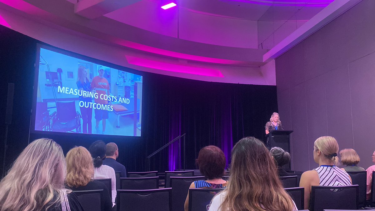 Listening to a fabulous presentation by Prof Natasha Lannin about the value of inpatient rehabilitation after ABI <a href="/NatashaLannin/">Dr Natasha Lannin</a> #ASSBI2023