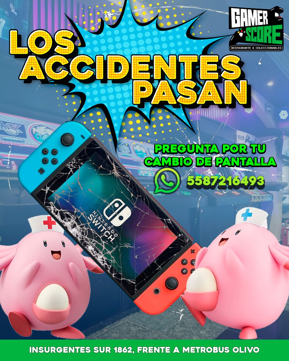 Gamerscore_MX's tweet photo. ¡No dejes de Jugar! 👾🕹Tu consola puede necesitar mantenimiento o alguna Reparación🧰🪛🔧
Manda mensaje para recibir más información y cotizar 
📱whats app 5587216493
📍Insurgentes Sur 1862, CDMX https://t.co/pgrbqaUlG2
