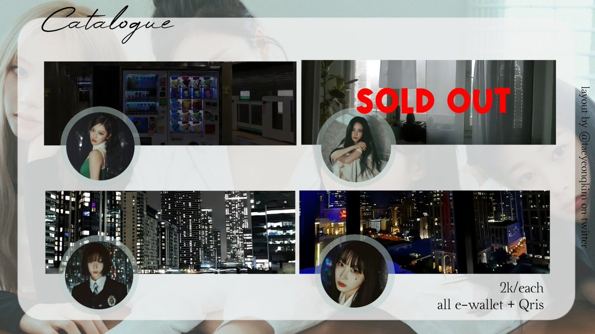 Help rt? Terimakasih!

Halo! Ochi ada layout ready stock aespa I'm Unhappy teaser nih! Harganya 2k/ea (take all 5k), payment bisa via all e-wallet + Qris🫶

Dm me if you're interested ya!

#zonauang #zonaba