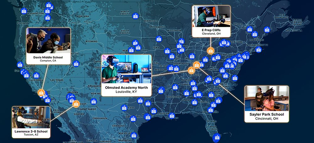 We are already in over 100 schools nationwide! #VR impact on education will be absolutely profound. 

#vrinedu