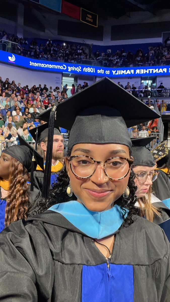 gsmithsco's tweet photo. Graduate! 🎓👩🏽‍🎓Gabrielle Smith, M.Ed School Counselor!!! What a blessed time!!! S/O to my family, and GSU for an incredibly enriching graduate experience. All glory to God!! ✨✨ #gsu23 #masterofed #schoolcounselor #official https://t.co/uYWnLszxVG