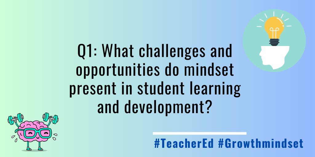 RutgersAltRoute's tweet photo. Teachers have the power to influence the mindset of students. For Question 1, consider research, readings, & your own experience. I.e mindset alerts, like believing that achievement is natural ability & what Carol Dweck refers to as the power of “yet” #TeacherEd #GrowthMindset https://t.co/ebqhOMBz2X