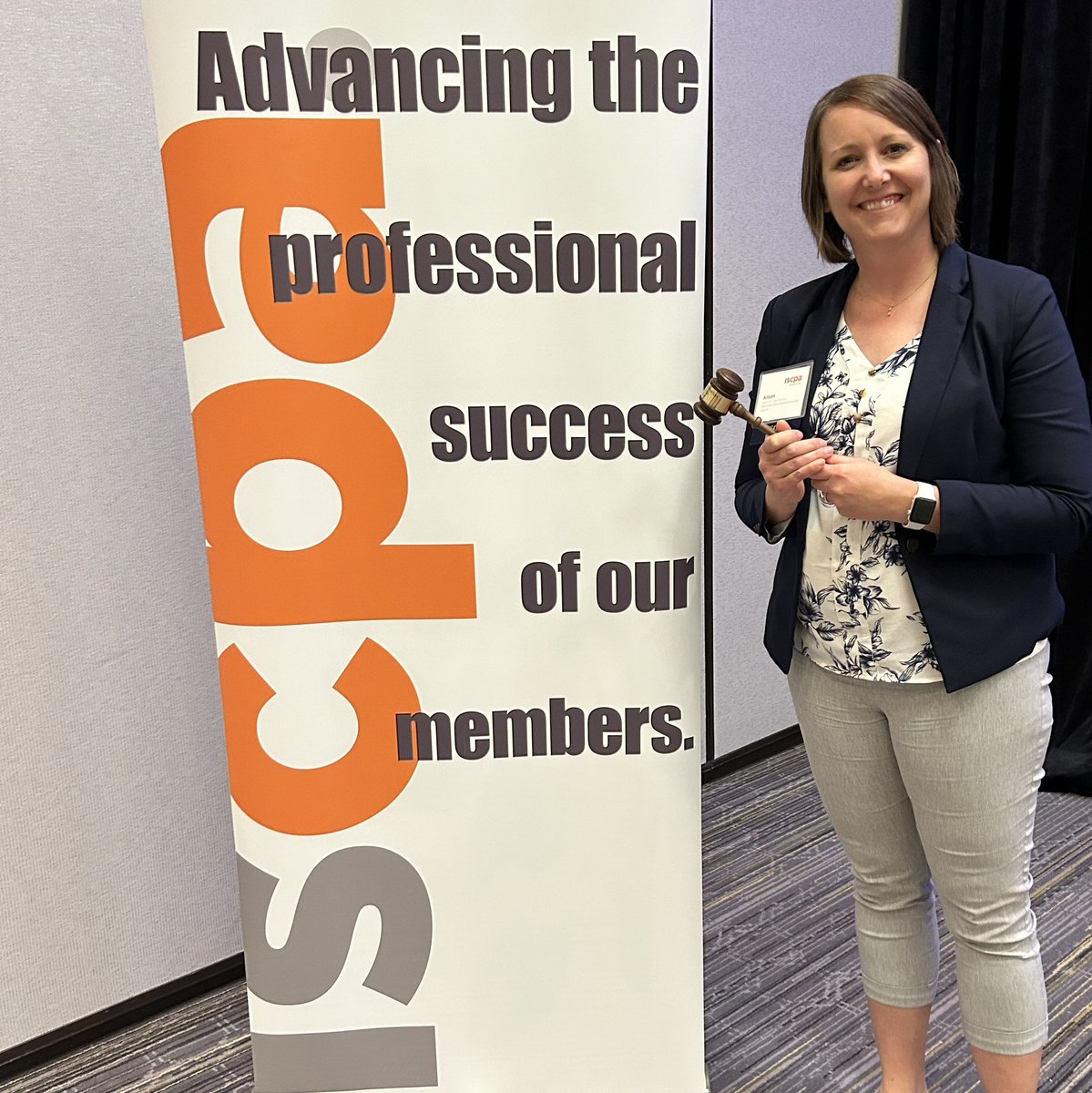 alivanotterloo's tweet photo. Today I became the 2023-2024 Chair of the Iowa Society of CPAs. So honored and excited for this opportunity! #ISCPALeadership2023 https://t.co/iMbkMNR08t