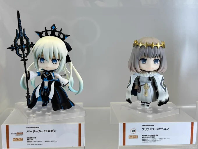 グッスマブース。 モルガン陛下とオベロン、並んでるのがまたw #FGO #マチアソビ