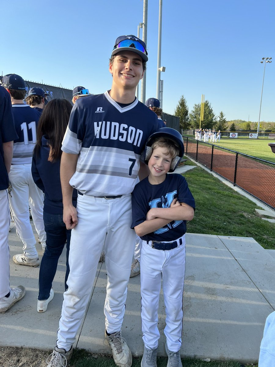 Our classmate was batboy on this beautiful night for baseball! ⚾️ <a href="/Coach_Dice/">Buddy Dice</a> <a href="/HudsonBaseball/">Hudson Explorers Baseball</a> <a href="/HCaspar/">Henry Caspar</a>