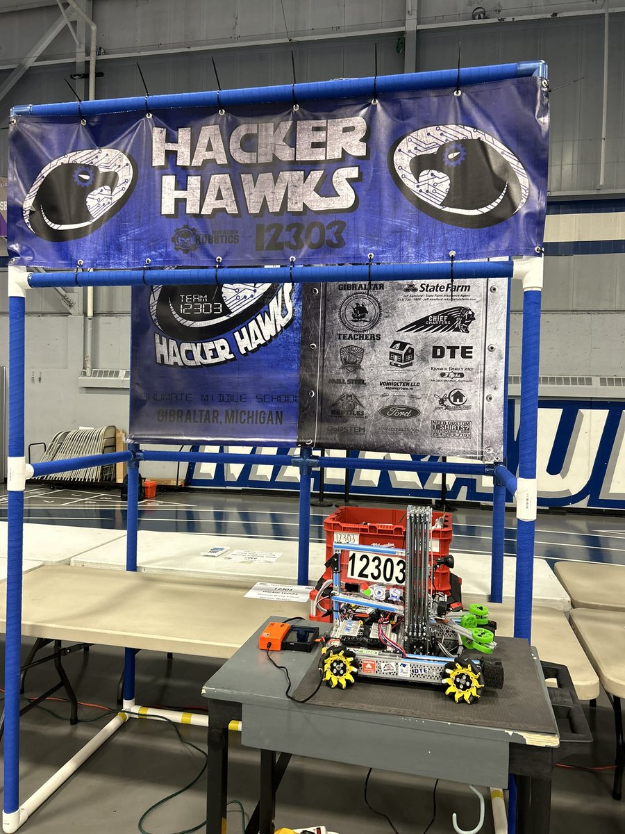 TPak25's tweet photo. We ready! Gibraltar Spring Showdown is going down tomorrow! Time to represent! @jeffbouwman
#Team12303 #HackerHawks
#MarauderRobotics #PowerPlay #InMarauderCountry https://t.co/dxmRiQnHz8