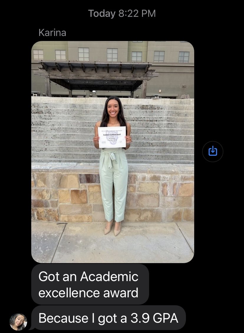 GloriaR0930's tweet photo. What can I say; we raised a great kid!! Soooooo proud of you ⁦@KarinaRod2022⁩!! Keep working hard for your dreams that dad and me will be here to support you all the way! https://t.co/5T01gtezH9