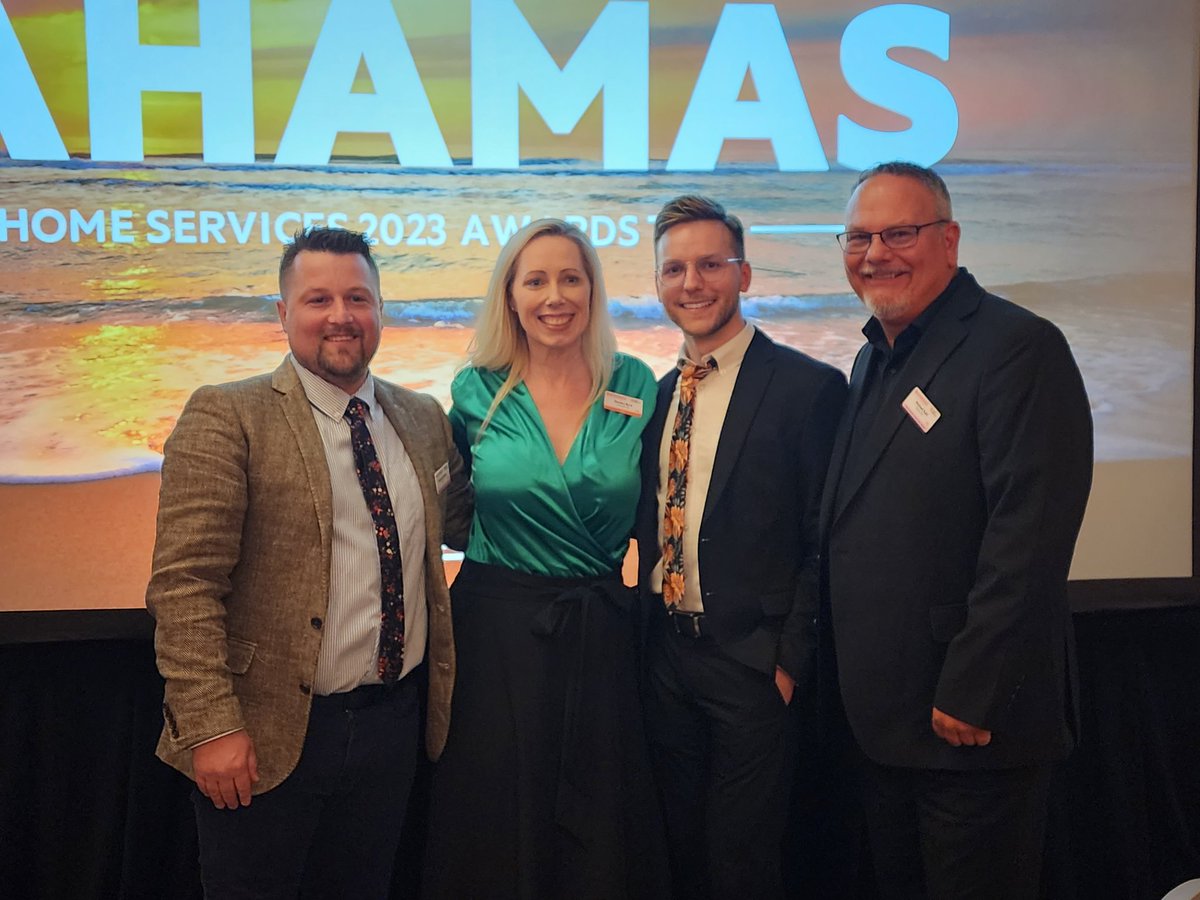 Brandon Snyder, Josh Hoffman, and myself with our awesome leader Kyndra Byrd. Thank you so much for being you and being our leader. #ohiovalley #HDISCleveland