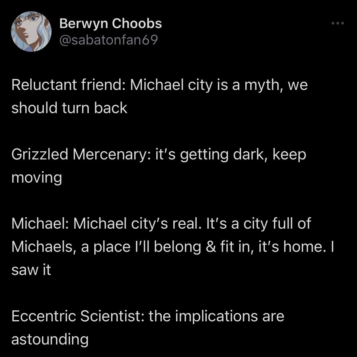 this is where michael came from