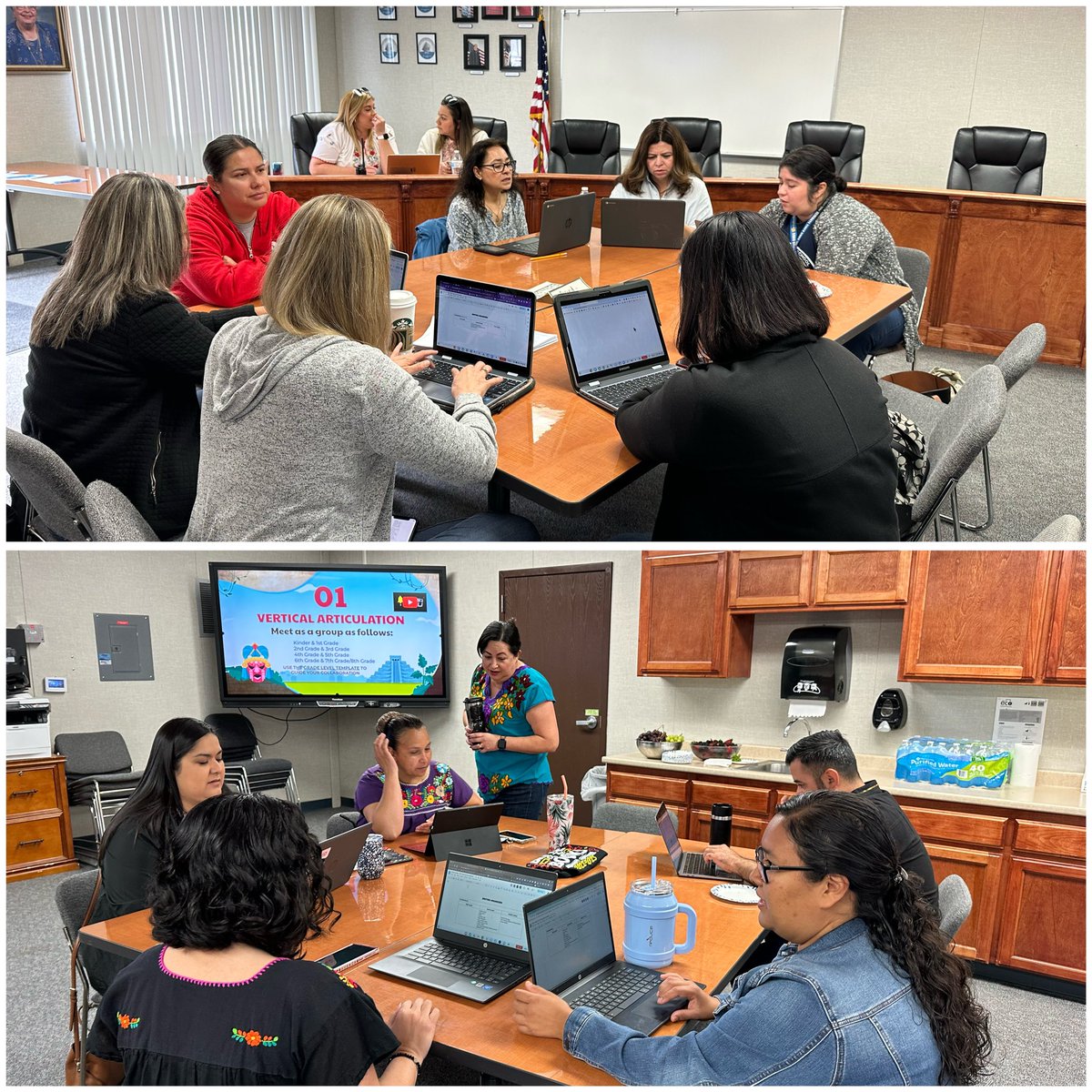 mstracardenas's tweet photo. Great Vertical Articulation today for our @lamont_district Dual Language Immersion teachers!! So much discussion, collaboration, and plans for implementation! #WeAreLESD #SomosLESD #DLIprogram #micorazonlateendosidiomas @MozunaMaria @LoriGonzalezEDU https://t.co/nqRIDBR8vn