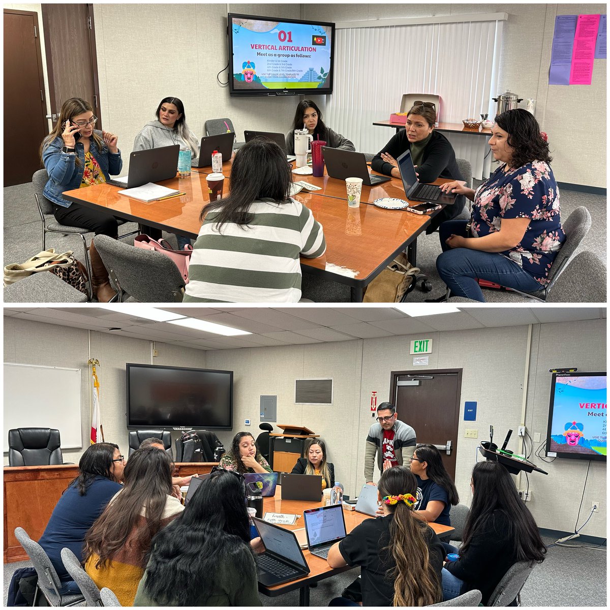 mstracardenas's tweet photo. Great Vertical Articulation today for our @lamont_district Dual Language Immersion teachers!! So much discussion, collaboration, and plans for implementation! #WeAreLESD #SomosLESD #DLIprogram #micorazonlateendosidiomas @MozunaMaria @LoriGonzalezEDU https://t.co/nqRIDBR8vn