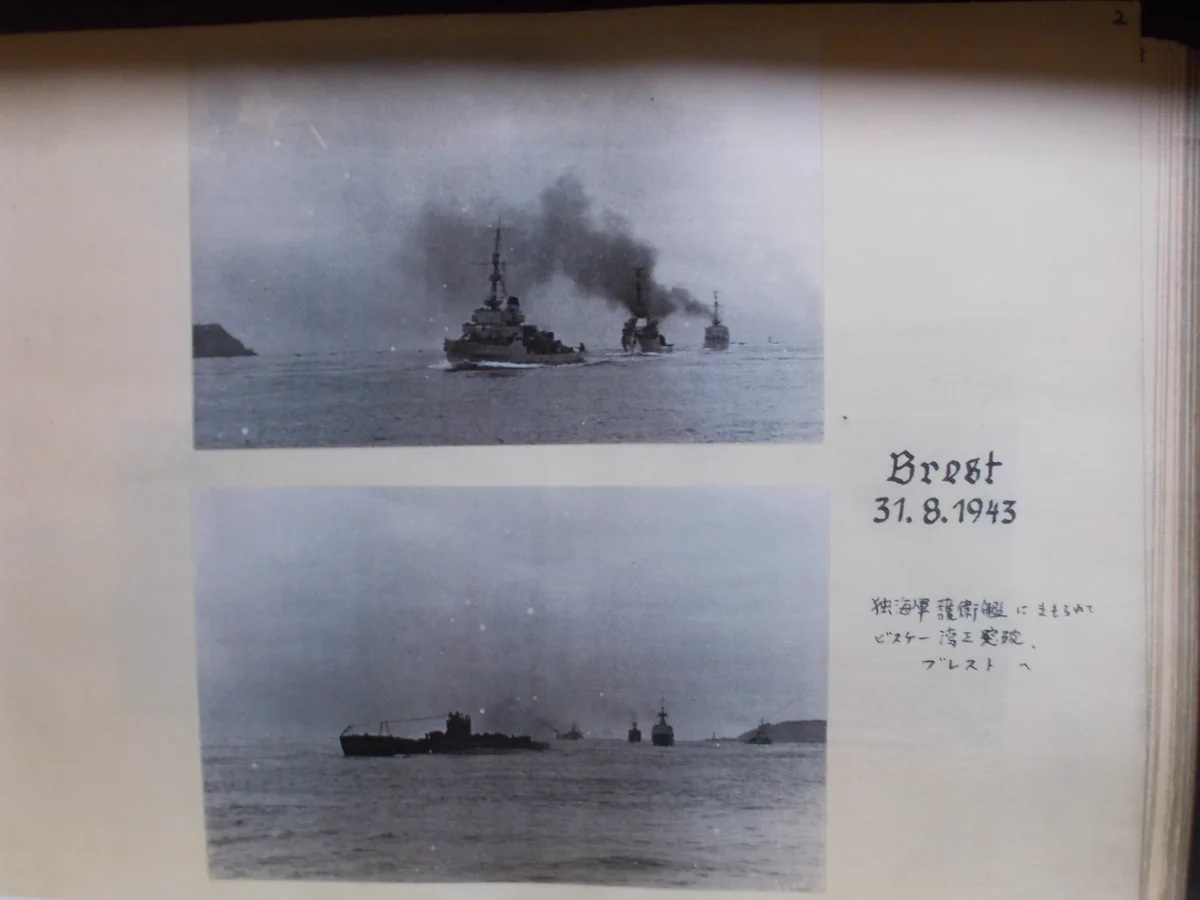 1943年8月31日ブレスト。戦争に行ったという近所のおじさんに貸してもらったアルバム