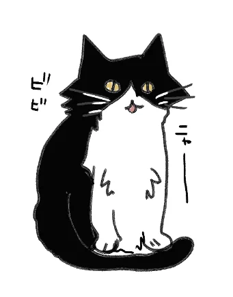 ビビくんの良さを絵でも伝えたいのに全然猫がへた