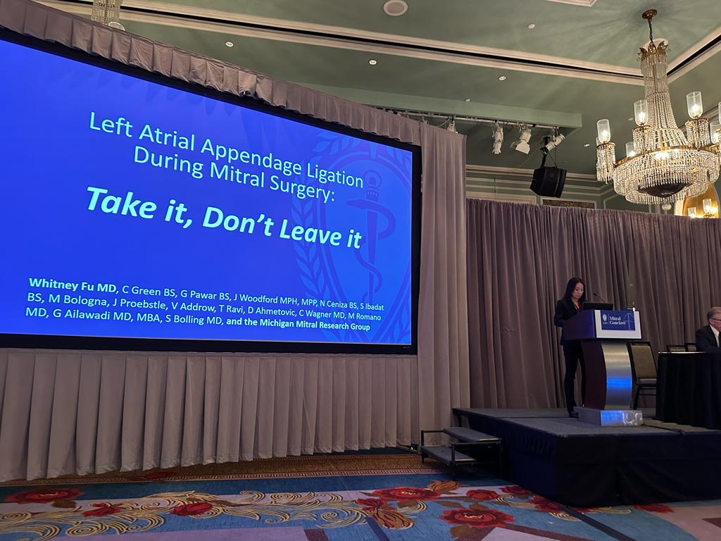 Michigan CT Surgery Residency (@umichctsurgery) on Twitter photo Trainee presentations <a href="/AATSHQ/">AATS</a> Mitral Conclave including trainees <a href="/katiewagnerMD/">Katie Wagner, MD MSc</a> <a href="/WhitneyFu1/">Whitney Fu</a> <a href="/TessaMFWatt/">Tessa M. F. Watt, MD</a> & <a href="/AlexBresciaMD/">Alex Brescia</a>, who presented a total of 6 abstracts on behalf of the Michigan Mitral Research Group under mentorship from Dr Bolling, <a href="/GAilawadiMD/">Gorav Ailawadi</a>, & <a href="/MatthewRomanoMD/">Matthew Romano</a> #MMRG Trainee presentations <a href="/AATSHQ/">AATS</a> Mitral Conclave including trainees <a href="/katiewagnerMD/">Katie Wagner, MD MSc</a> <a href="/WhitneyFu1/">Whitney Fu</a> <a href="/TessaMFWatt/">Tessa M. F. Watt, MD</a> & <a href="/AlexBresciaMD/">Alex Brescia</a>, who presented a total of 6 abstracts on behalf of the Michigan Mitral Research Group under mentorship from Dr Bolling, <a href="/GAilawadiMD/">Gorav Ailawadi</a>, & <a href="/MatthewRomanoMD/">Matthew Romano</a> #MMRG