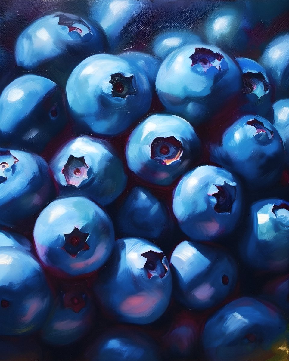 Blue11 on Twitter "RT DVKtheartist Blueberries yum yum 🫐"