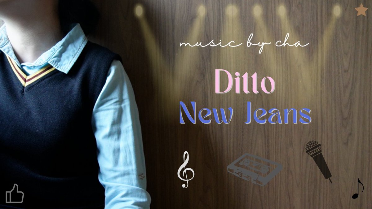 Ditto - New Jeans (Lyrics + Acoustic Cover) 🤓 youtu.be/LsP03DzggoM

#sounds #soundswithcha #songcoversmusic #musician #femalevocalist #femalevoice #voiceartist #vocalcover #inspired #indiestyle #acousticcover #ditto #newjeans #musiccovers #smallyoutuber #korean #kpop