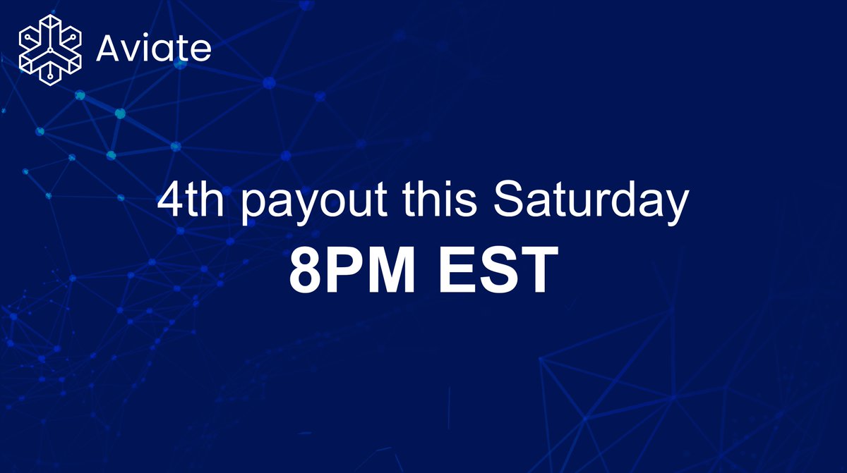 Aviate Protocol tweet media