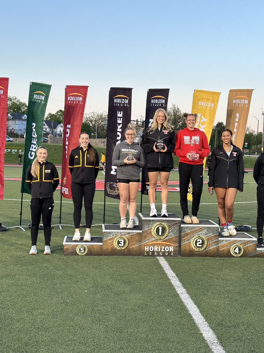 SinnottMaura's tweet photo. Proud of you @SinnottMegan   Third place javelin finish at the Horizon League Conference Championship. https://t.co/mw9mI1SCh0