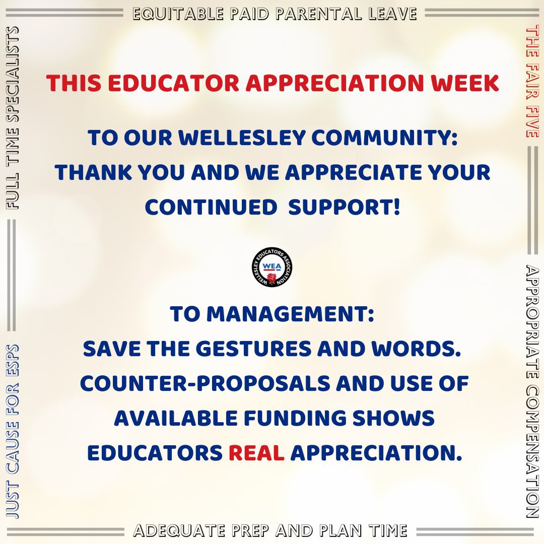 WEAunion's tweet image. Thank you! Shoutout to all educators and our allies. #unionsolidarity #fairfivenow #whatwillittake