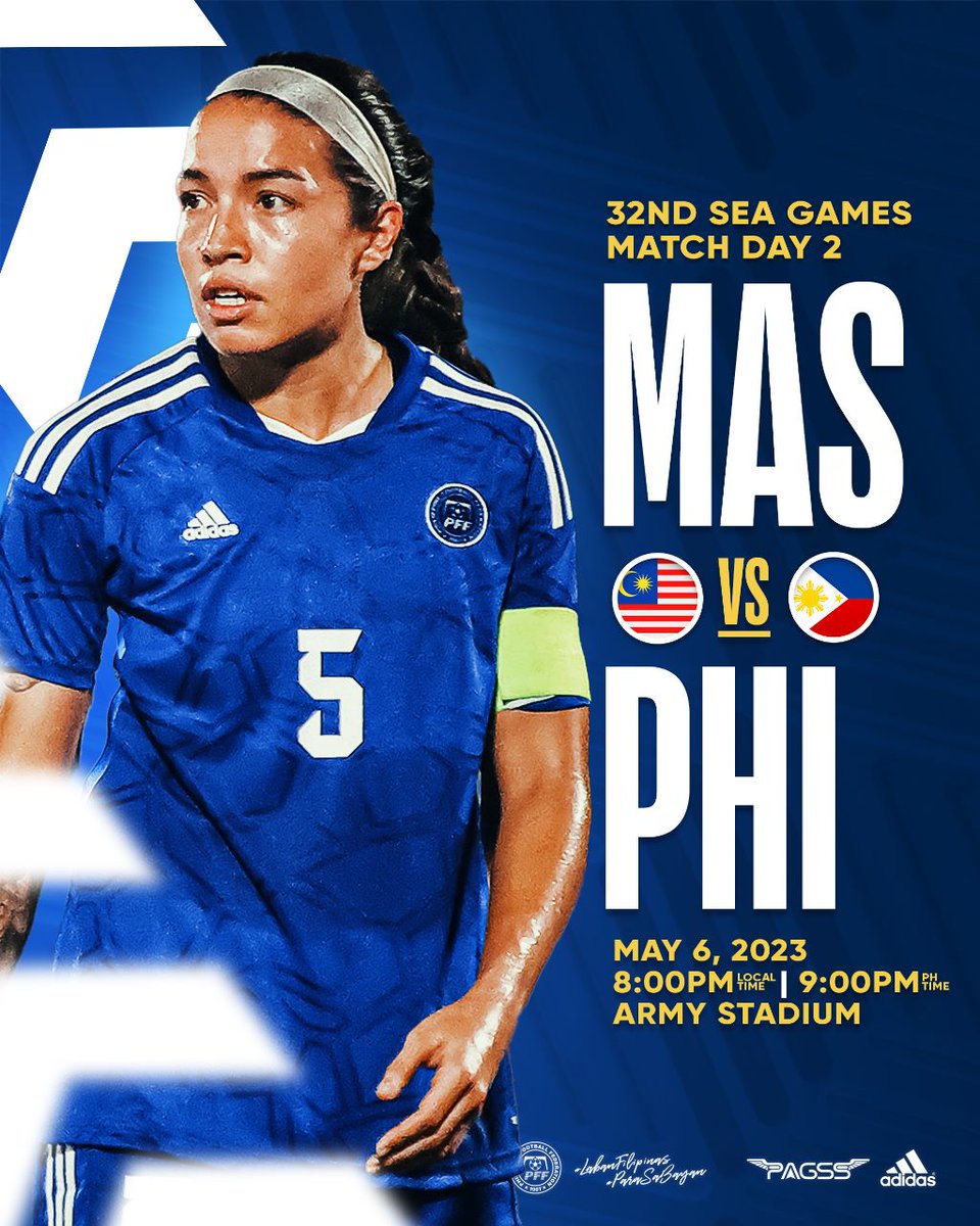 PilipinasWNFT's tweet photo. ππ'π ππΌππΎππΏπΌπ!! π΅π
Tonight's #SEAGames2023 match will be our 13th meeting with Malaysia.
π @FAM_Malaysia π²πΎ
β° 9:00 pm PHT (1:00 pm GMT)
π Army Stadium, Phnom Penh
π³ #MASvPHI #FilipinasTayo #LabanFilipinas #ParaSaBayan #WinTheMoment https://t.co/glAlJnw0BK