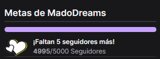 MadoDreams's tweet photo. 🔴 EN DIRECTO
https://t.co/7rlmwO6bWV

Estamos muy cerca de la meta 💜
TE ESPERO EN EL STRIN hoy jugamos cositas con la  comunidad uwu

#vtuber #vtuberES #madodreams #twitch #stream #TwitchStreamers #Vtubers https://t.co/FnYTWSpqPC