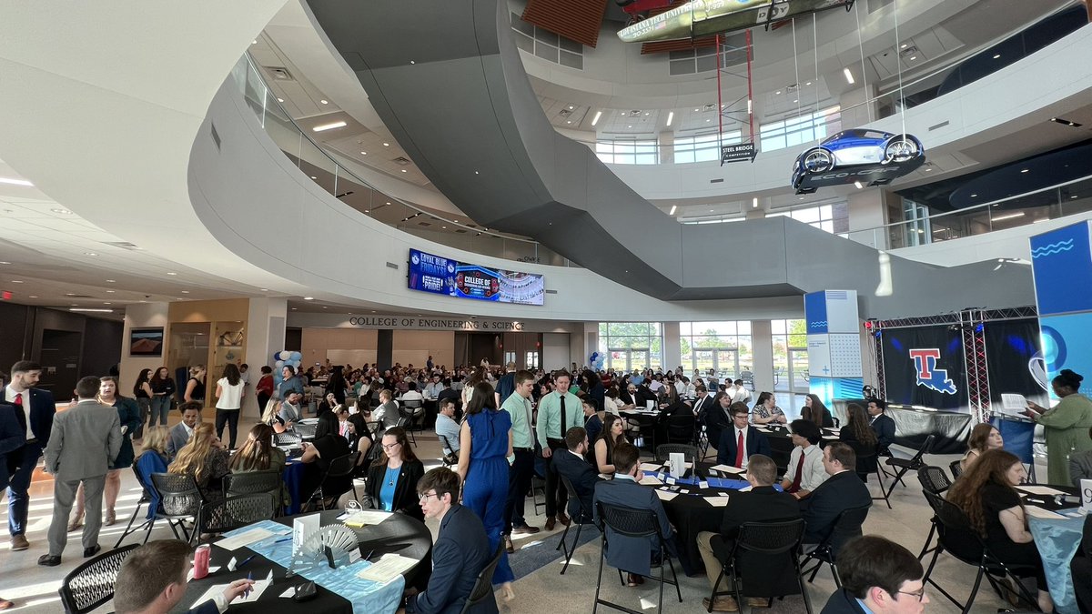 HeathTims's tweet image. A great set of events to end the @LATechCOES #DesignAndResearchConference #SrProjects #OrderOfTheEngineer