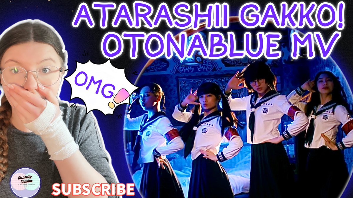 DistinctlyC's tweet photo. New video out today at 12pm BST! Do you like Jpop or reaction videos? 
👇🏻Video link👇🏻

https://t.co/S3zu3N6qy2

#Atarashiigakko #JPOP #ATARASHIIGAKKO #British #jpop #Reaction #NewVideoAlert #LinkInBio #NewVideo #smallyoutubechannel #smallyoutuber #smallyoutubercommunity https://t.co/zvugAEcpRH